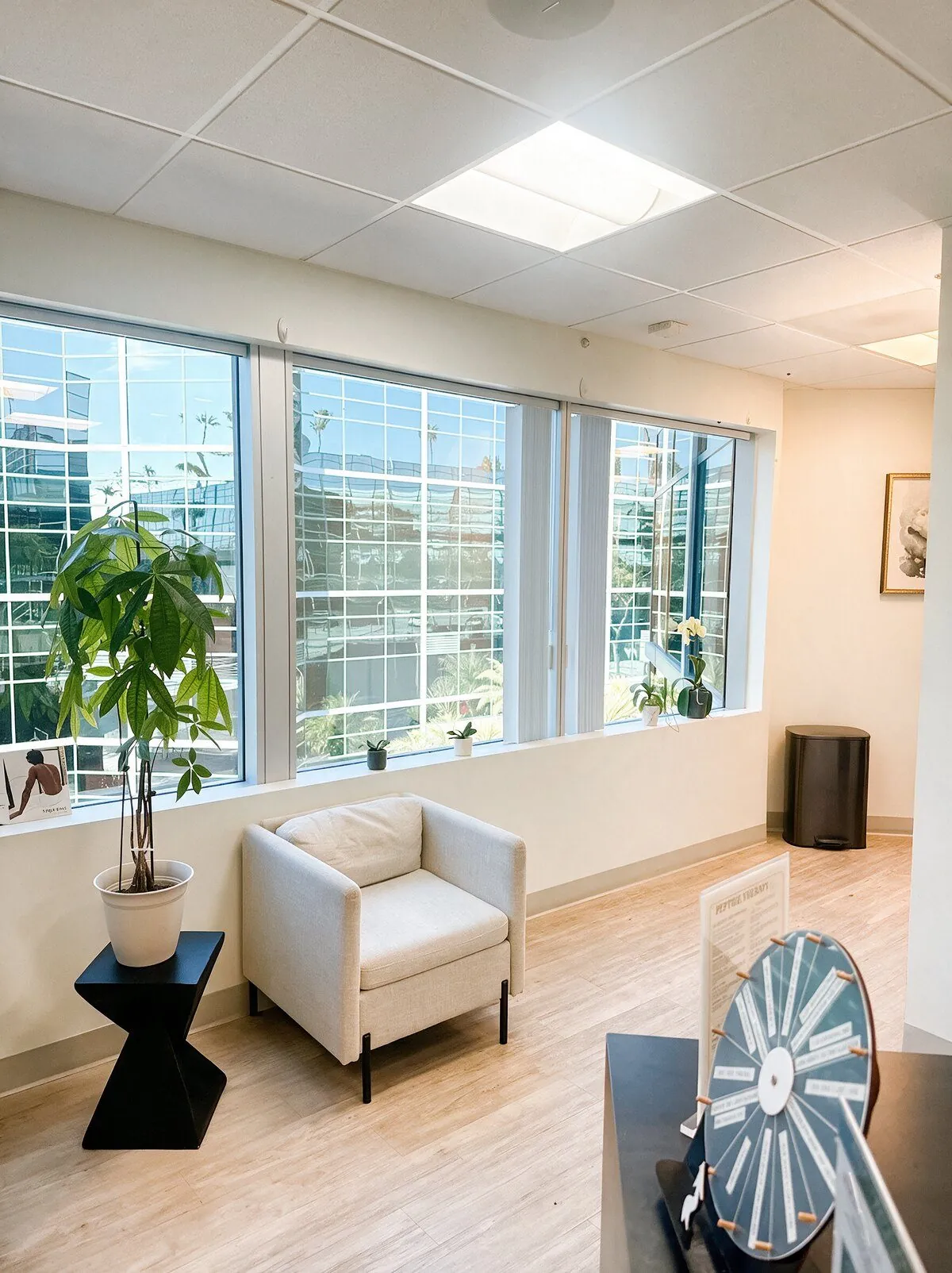 Waiting area at AH Clinics in San Diego